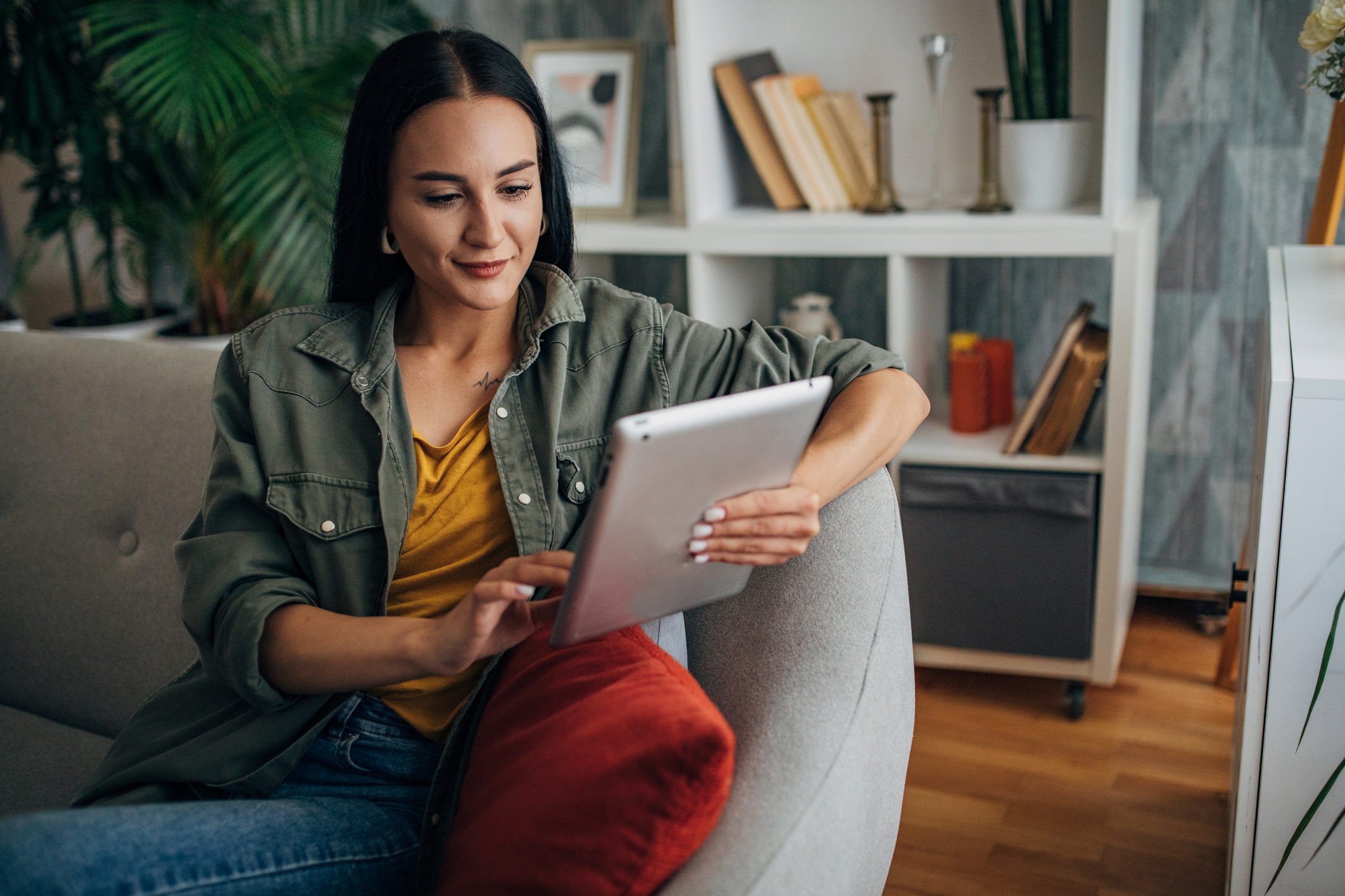 Women Using A Tablet