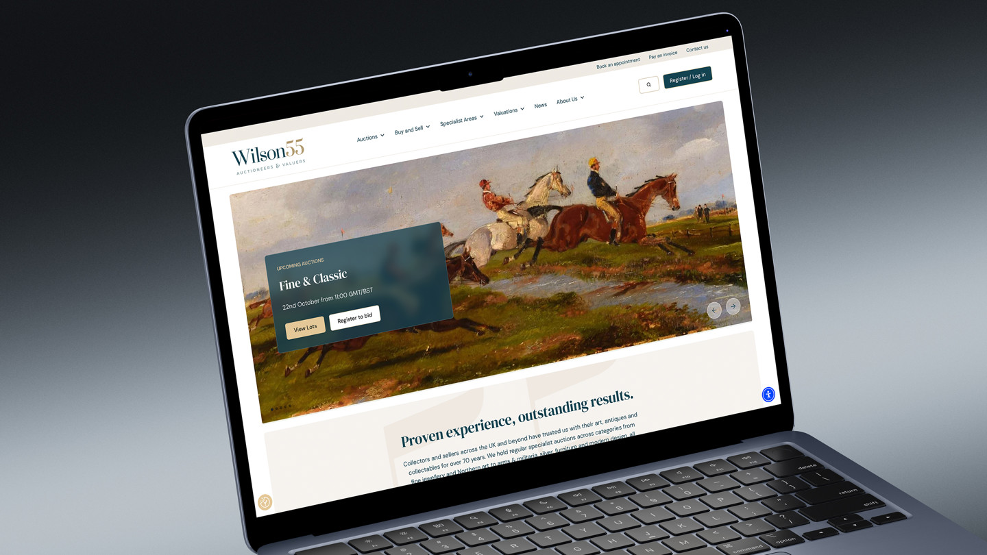 Wilson55 Homepage Case Study