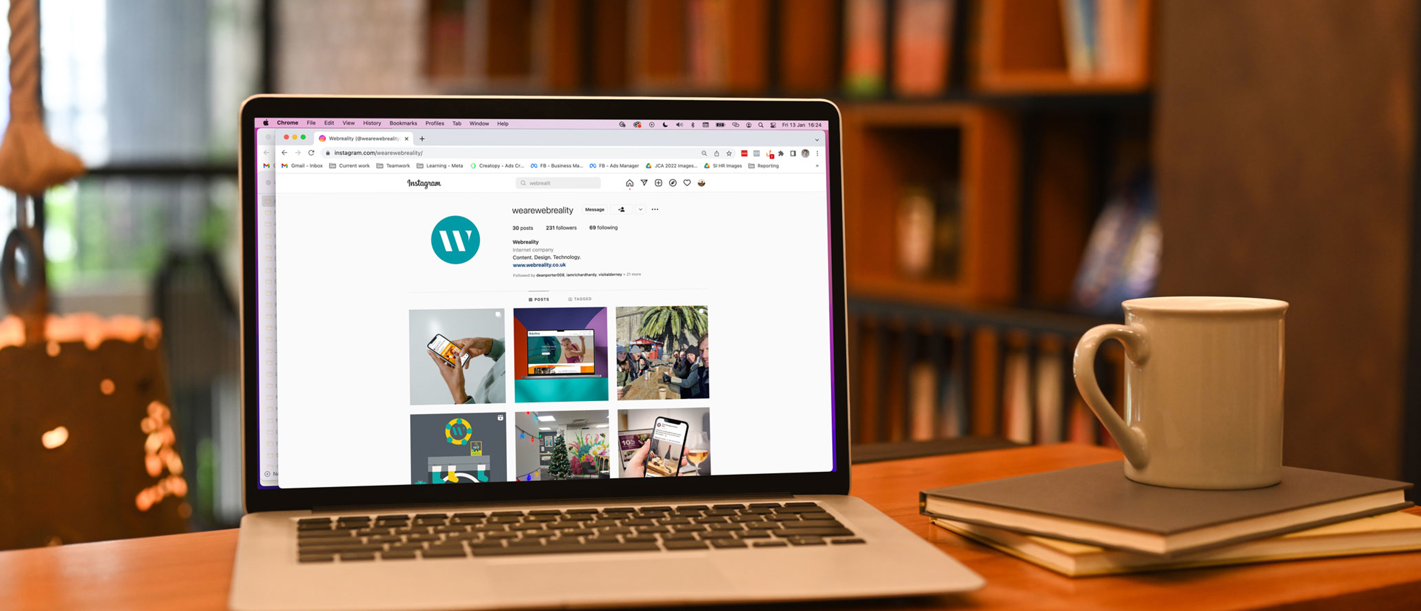 Instagram Toptips Laptop