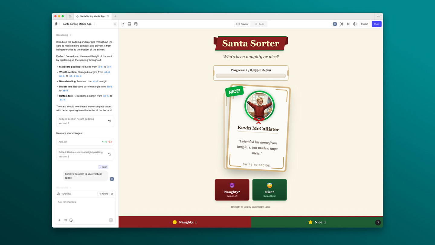 WR Labs Santa Sorter Figma Make Mockup (1)