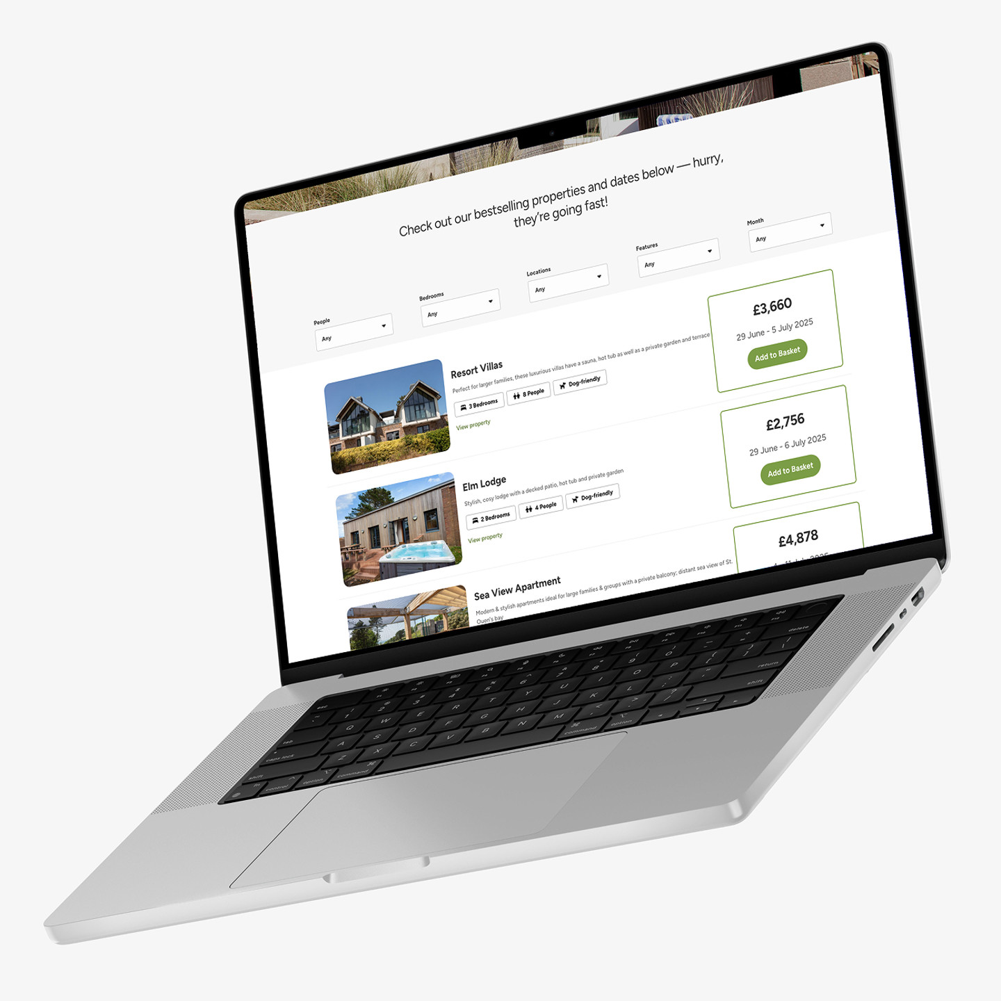 Les Ormes Laptop Mockup