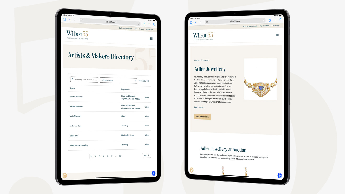 Wilson55 Directory Case Study