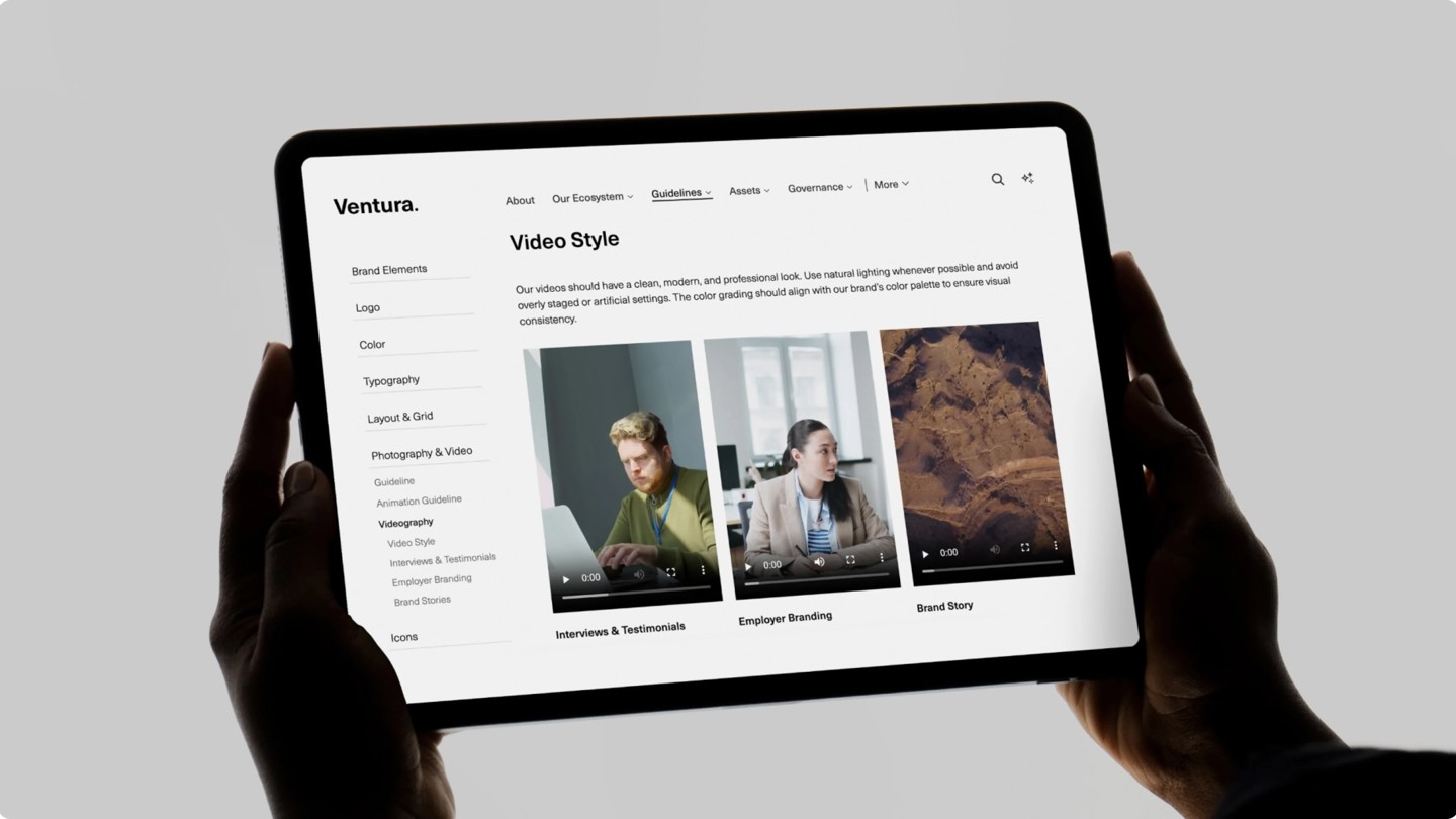 Frontify Style Screen