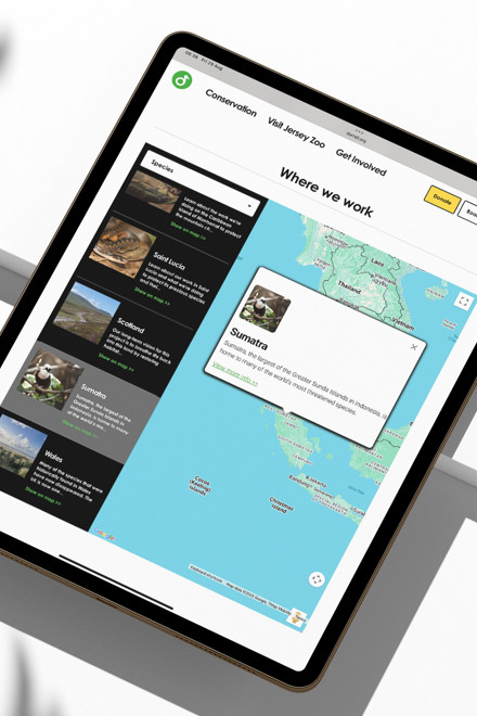 Durrell Ipad Map